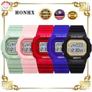 Honhx reloj deportivo Digital LED hombres mujeres niños reloj Jam Tangan