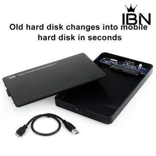ibn USB 3.0/2.0 2.5 pulgadas SATA externo HDD SSD móvil disco duro caso caja para PC (4)