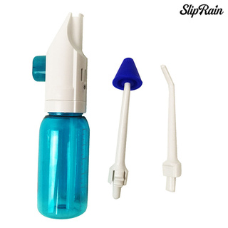 [sliprain] flosser manual portátil de agua de viaje irrigador oral limpiador de dientes limpieza bucal (9)