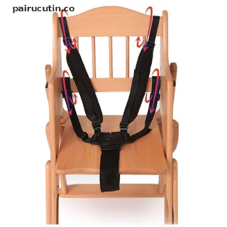 (newwww) 5 puntos arnés niños seguro cinturón asiento para cochecito de silla alta cochecito [pairucutin]