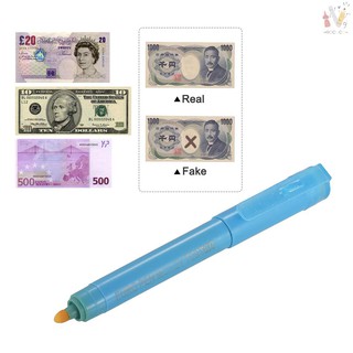RCC Multi-función UV luz dinero falsificado Detector pluma Mini banco probador de la pluma moneda efectivo