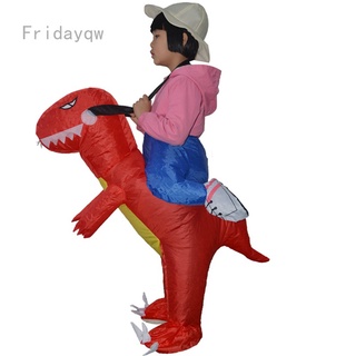 Fridayqw dinosaurio inflable disfraz Sumo Alien fiesta disfraces traje Cosplay Halloween para adultos niños vestido