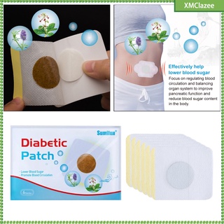 6 unids/bolsa natural diabético parche tratamiento estabilizar el azúcar en la sangre cuidado de la salud
