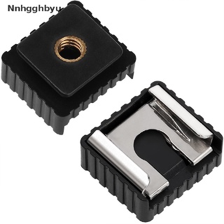 [nnhgghbyu] adaptador de zapata caliente de montaje a 1/4 rosca de tornillo para flash trípode accesorios de estudio venta caliente (1)