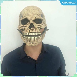 Halloween Skull Skeleton Full Overhead Ltex Mscara De Goma Disfraz Disfraz