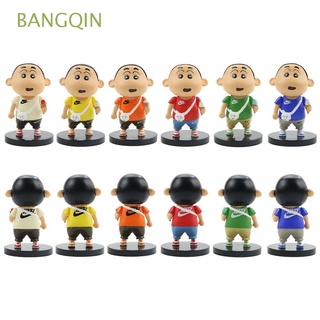 BANGQIN 8cm Figurine Model Gifts Doll Ornaments Crayon Shinchan Action Figures Miniatures Q Version Anime DIY PVC Doll Toys Toy Figures