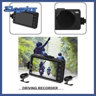 Skystar grabadora de conducción ligera 720P Full HD compatible con la parte trasera delantera compatible con el Sensor de gravedad para Motocross