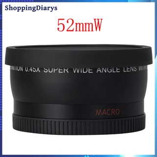 (shoppingDiarys) X 52 mm Super gran angular Macro lente para Nikon 18-55 mm 55-200 mm 50 mm