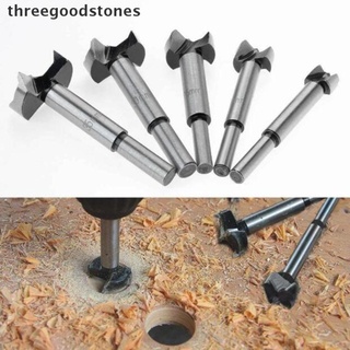 Thstone 5Pcs Forstner Wood Drill Bit Set Hole Saw Cutter Wood Tools with Round Shank New New Stock (1)