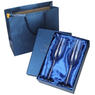 2 piezas de copas de boda personalizadas flautas de champán cristalino fiesta regalo tostadas copas