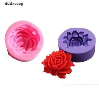 *dddxceeg* 3d rosa flor fondant pastel chocolate sugarcraft molde cortador de silicona herramientas diy venta caliente