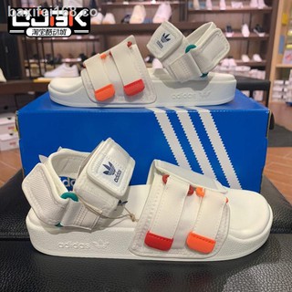 *4 color*Adidas Adilette Sandal 4.0 Korean casual fashion beach sandals for men and women in white and black