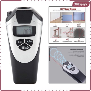 medidor de distancia ultrasónico digital infrarrojo dispositivo de medición puntero láser