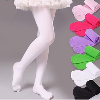 Calcetines de baile de terciopelo delgados/calcetines blancos de alta elasticidad para niñas/pantimedias para niños