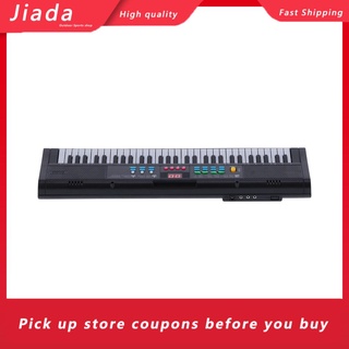 Jiada 61 teclas teclado Piano instrumento 6 Demo canción 16 tonos ritmos con auriculares