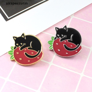 [airspeccutin] Meow Cat Enamel Pins Kitten Badge Brooch Bag Clothes Lapel Pin Cartoon Animal Jewelry Gift [airspeccutin]