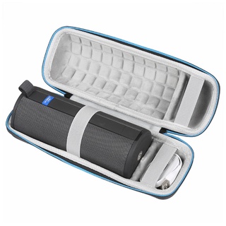 wu portátil eva a prueba de golpes caso de viaje bolsa de almacenamiento caja de transporte para-logitech ue boom 3 inalámbrico bluetooth compatible con altavoz caso (6)