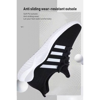 [FAST DELIVERY] de deporte adolescentes tendencia de los hombres calzado deportivo casual running zapatos de hombre tendencia zapatos de tela blanco negro hopeful.co (8)