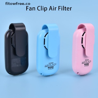 fitow ventilador portátil reutilizable para máscara facial clip-on filtro de aire usb recargable gratis (7)