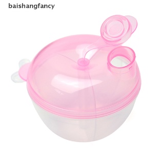 bsfc de tres rejillas giratorias de leche en polvo caja de forma de manzana de grado alimenticio bebé leche en polvo caja de lujo