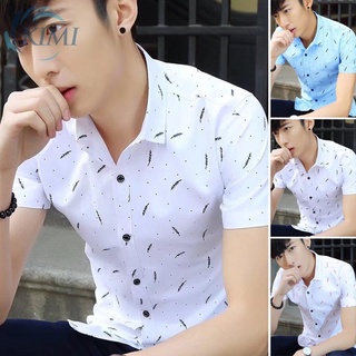 Camiseta Hombre Manga Corta permeable Al Aire Simple Casual Mezclas De Algodón Oficina De Negocios (7)