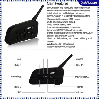 2 piezas bluetooth intercomunicador auriculares para walkie talkie duplex x (2)