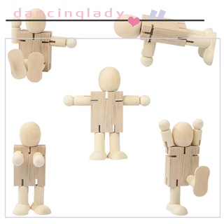 Pequeño muñeco De madera Para hombre con bolsillo Para decoración De escritorio