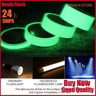Stadays - cinta adhesiva colorida, extraíble, fluorescente, brillante, oscura, advertencia nocturna