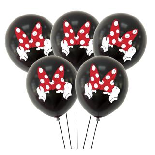 Juego De 10 Pzas/Globos De Látex Con Estampado De Minnie Mickey Mouse/Decoración De Fiesta (3)