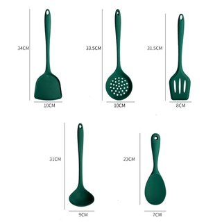 ismay utensilios de cocina herramientas de cocina utensilios de cocina cuchara utensilios de cocina vajilla pala gadgets silicona resistente al calor espátula antiadherente (2)
