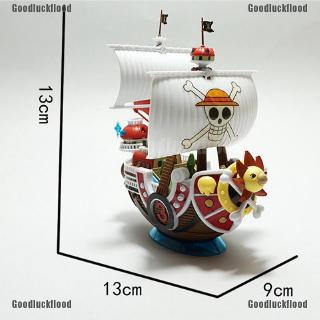 wy one piece thousand sunny pirate ship modelo de juguete montado cd coleccionable (6)