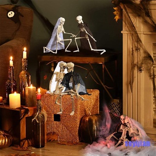 [snay] Halloween hueso humano Esqueleto Posable articulaciones novia novia cuerpo completo Halloween Jipo