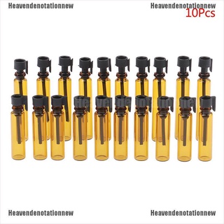 [HDN] 10Pcs vacío pequeño vidrio Perfume muestra Mini Vial Dipper botellas tubos contenedor Heavendenotationnew