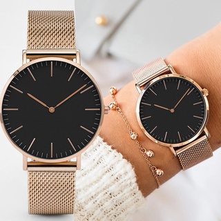 lujo oro rosa reloj de las mujeres pulsera relojes de la mejor marca señoras casual reloj de cuarzo de acero de las mujeres reloj de pulsera montre femme relogio