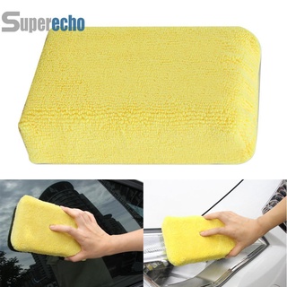 ♔Superecho♔Esponja de lavado de coches esponja de limpieza de Auto-lavado de fibra superfino paño de limpieza (1)