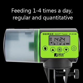 [xo94ol] dispensador automático inteligente de alimentación de peces con lcd indica temporizador [xo94ol]