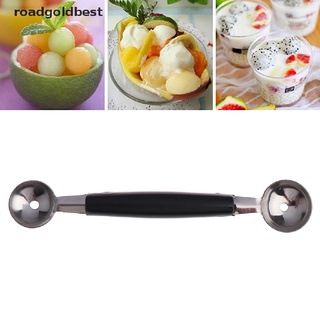 rgb cocina inoxidable robar doble extremo melón bola cuchara fruta helado scooper mejor