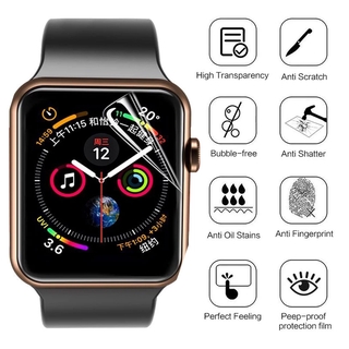 película protectora completa de hidrogel para apple watch 40/44 mm iwatch series 6 se protector de pantalla transparente