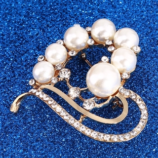 broche de perlas elegante para fiestas doradas, broche de perlas, diamantes de imitación, boda (6)