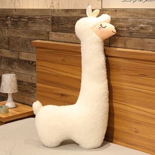 100cm kawaii alpaca peluche suave peluche lindo alpacasso ovejas animales muñecas para niños niñas regalos (marrón) (7)