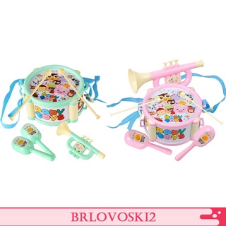Brlovoski2 Kit de Instrumento Musical para niños juguete Educativo aprendizaje temprano