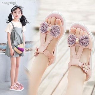 Niñas sandalias 2021 nueva moda verano niños s suela suave niños s princesa bebé sandalias zapatos de playa (4)