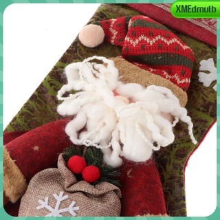 santa claus muñeco de nieve alce árbol de navidad colgante calcetines de caramelo bolsa de regalo (2)