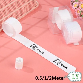 Ly conveniente marcador de ropa útil ropa etiquetas de tela cinta de impresión DIY Durable accesorios de costura lavables etiquetas de nombre