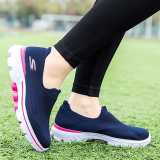 UUX Skechers Go Walk Casual Zapatos De Mujer Deslizamiento En Zapatillas De Deporte Caminar