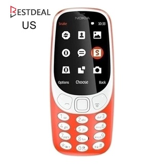 Unlocked Nokia 3310 Single-Core Mobile Phone Nokia 3310 Actual Standard 128Mb