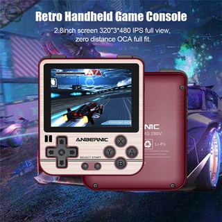 CF ANBERNIC RG280V Pocket Retro Consola De Juegos Adultos Mini Reproductor De 16 Gb Mano
