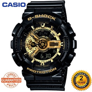 Casio G-Shock Ga110 - reloj de pulsera para hombre, color negro dorado