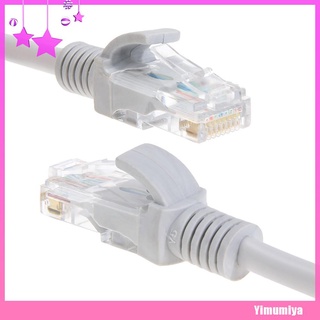 (Yimumiya) 1//2/3/5/10 metros Cable Ethernet de alta velocidad RJ45 red LAN Cable Router Cables de ordenador (2)