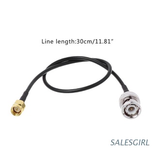 SALESGIRL BNC Male To SMA Male Plug RG174 Connector Cable RF Coaxial Assembly Adapter (1)